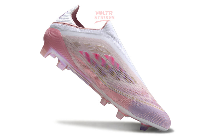 F50 Elite Laceless FG – Rose/Blanc L.Y 304