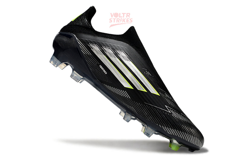 F50 Elite Laceless FG – Noir/Blanc Volt