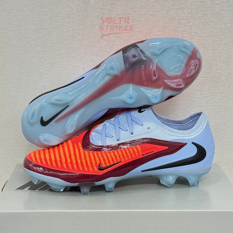 Phantom GX III Elite FG – Bleu Clair & Rouge Solaire