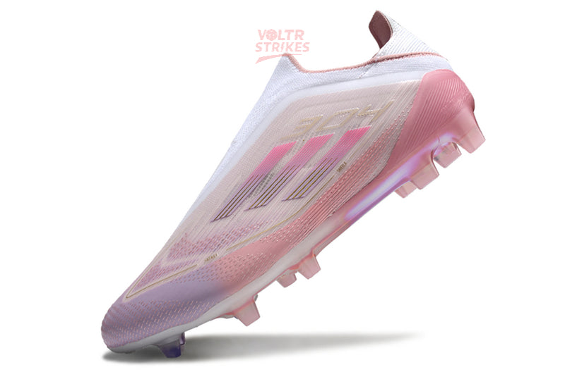 F50 Elite Laceless FG – Rose/Blanc L.Y 304
