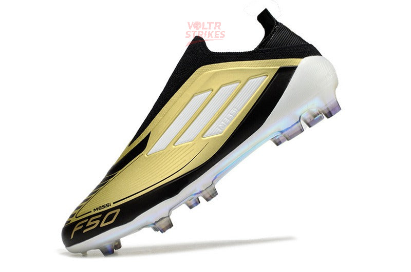F50 Elite Laceless FG – Messi Or & Noir