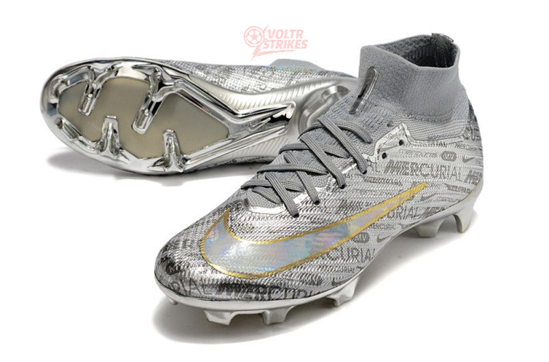 Superfly 9 Elite FG – Gris / Or