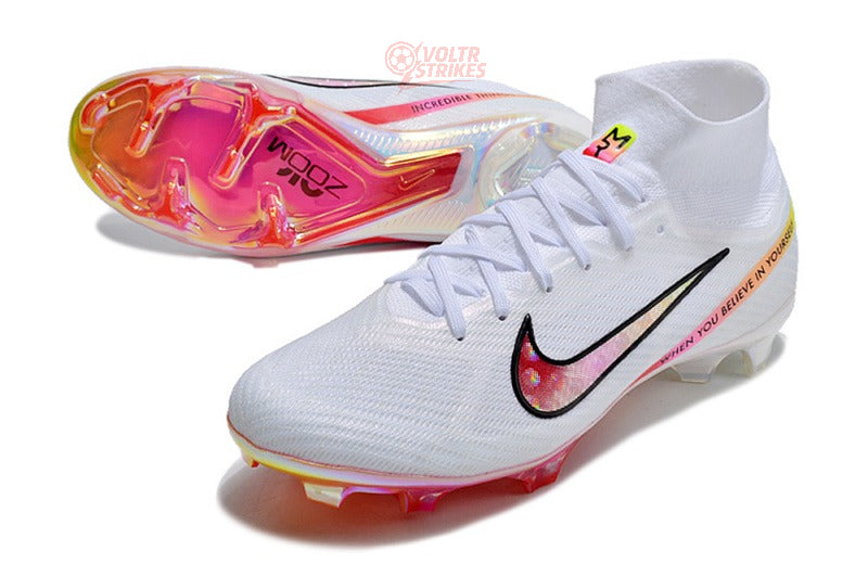 Superfly 9 Elite FG – Blanc / Rose