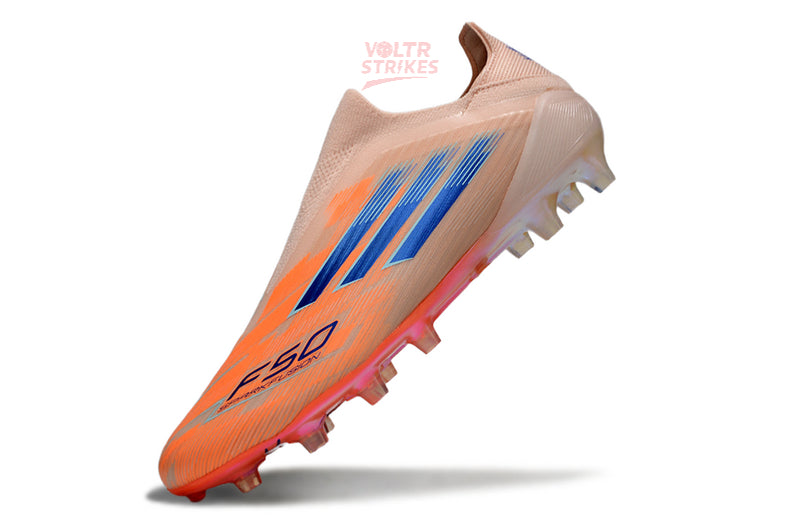 F50 Elite Laceless FG – Orange/Bleu