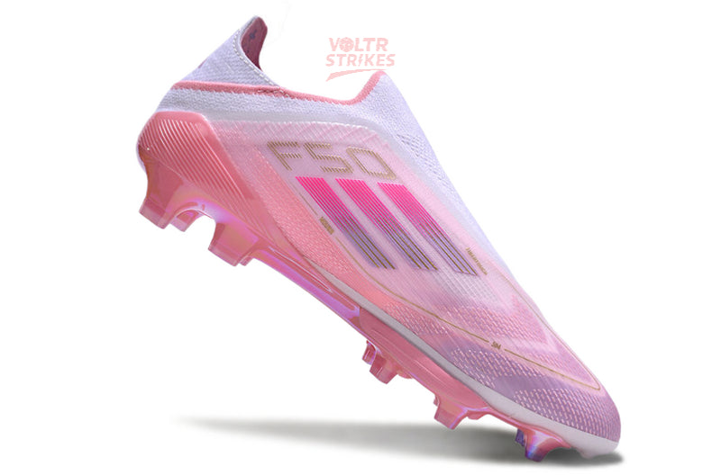 F50+ Laceless FG – Rose/Blanc L.Y 304