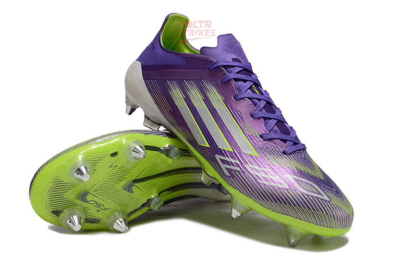 F50 Elite SG – Violet/Vert/Blanc