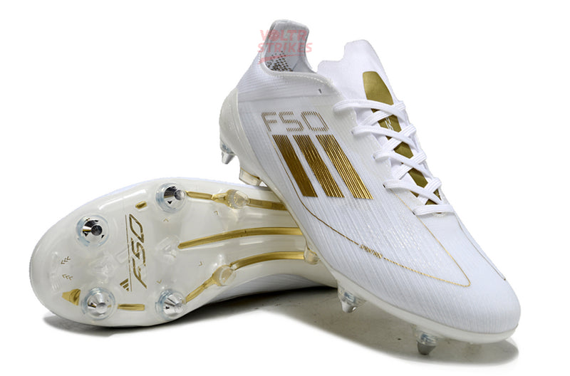 F50 SG Elite – Blanc/Or