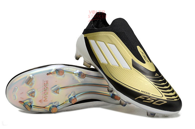 F50 Elite Laceless FG – Messi Or & Noir