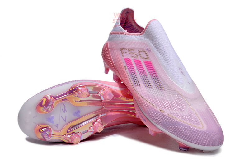 F50+ Laceless FG – Rose/Blanc L.Y 304