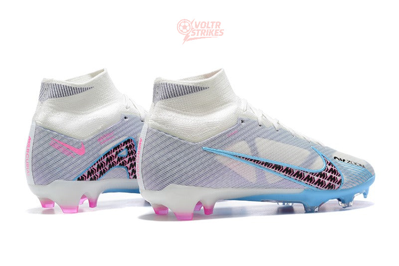 Superfly 9 Elite FG – Blanc / Bleu