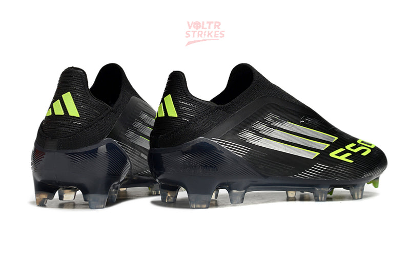 F50 Elite Laceless FG – Noir/Blanc Volt