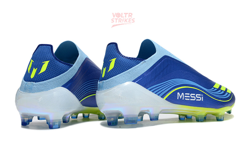 F50 Elite Laceless FG Messi – Bleu/Jaune