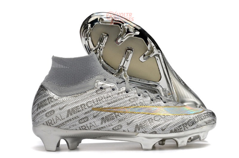 Superfly 9 Elite FG – Gris / Or