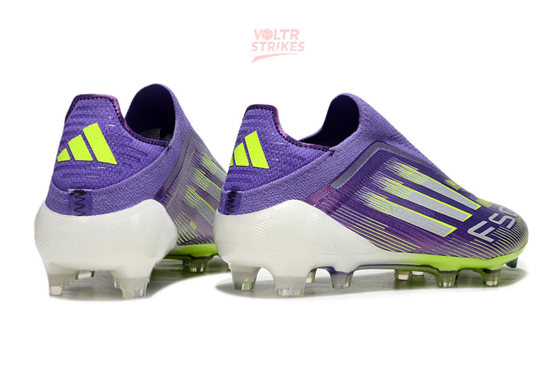 F50 Elite Laceless FG – Violet/Vert/Blanc