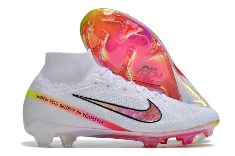 Superfly 9 Elite FG – Blanc / Rose