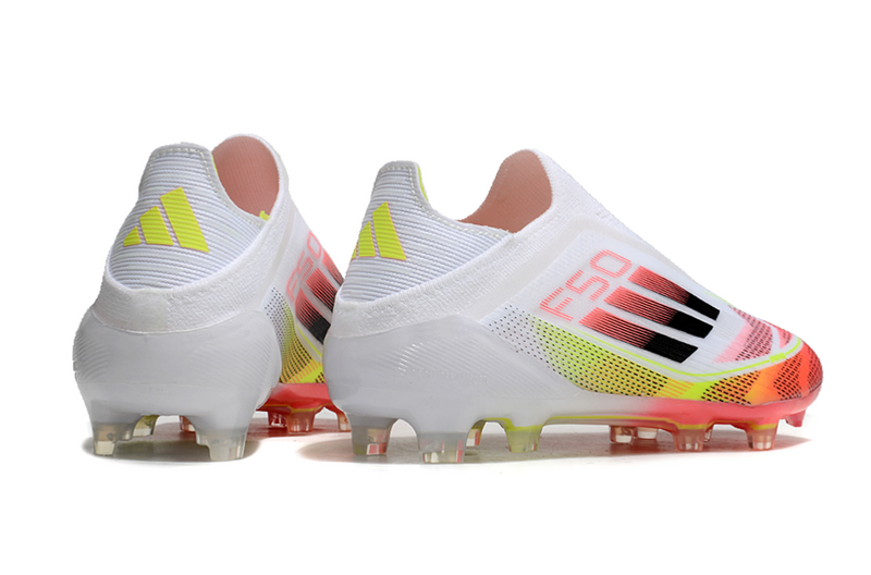 F50 Elite Laceless FG – Solar Red & Lucid Lemon