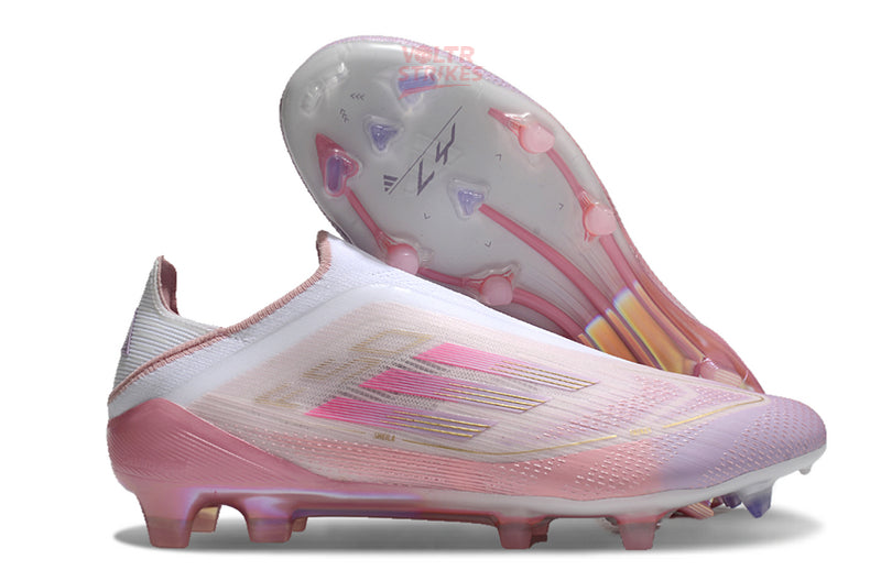 F50 Elite Laceless FG – Rose/Blanc L.Y 304