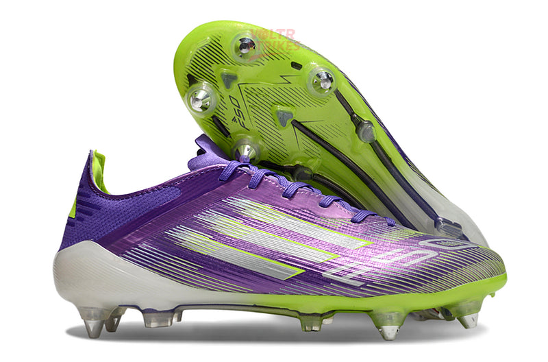 F50 Elite SG – Violet/Vert/Blanc