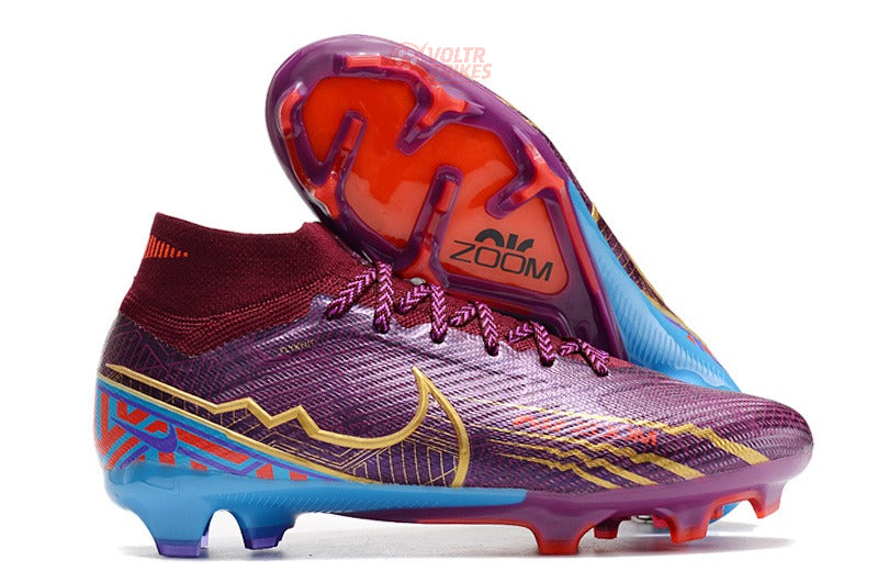 Superfly 9 Elite FG – Violet / Bordeaux / Or