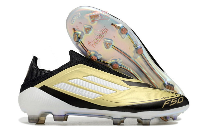 F50 Elite Laceless FG – Messi Or & Noir