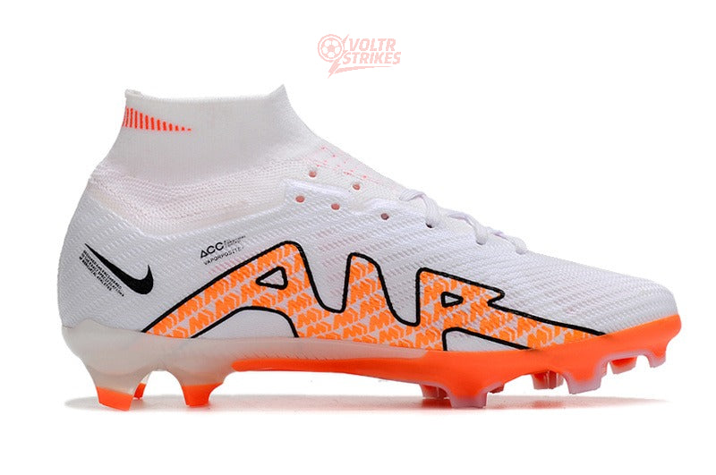 Superfly 9 Elite FG – Blanc / Orange / Noir
