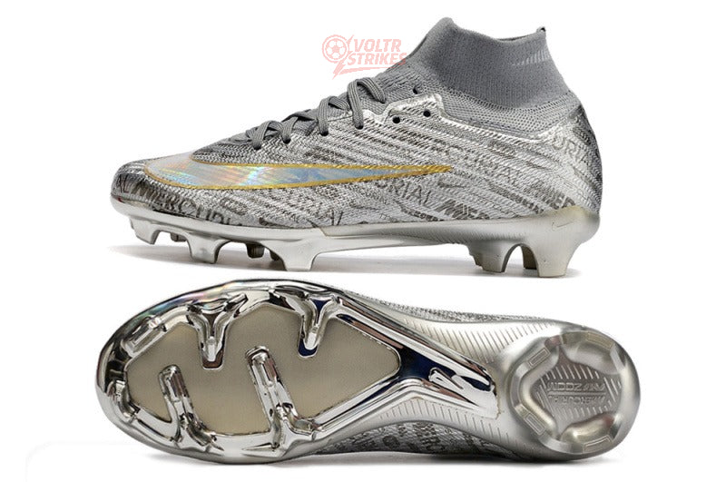 Superfly 9 Elite FG – Gris / Or