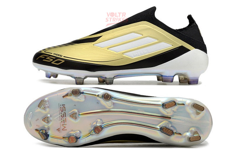 F50 Elite Laceless FG – Messi Or & Noir