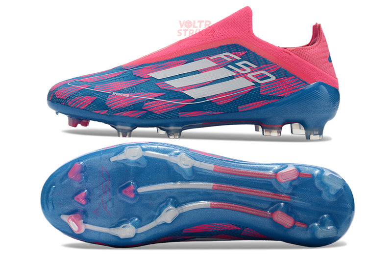 F50 Elite Laceless FG – Rose/Bleu/Blanc