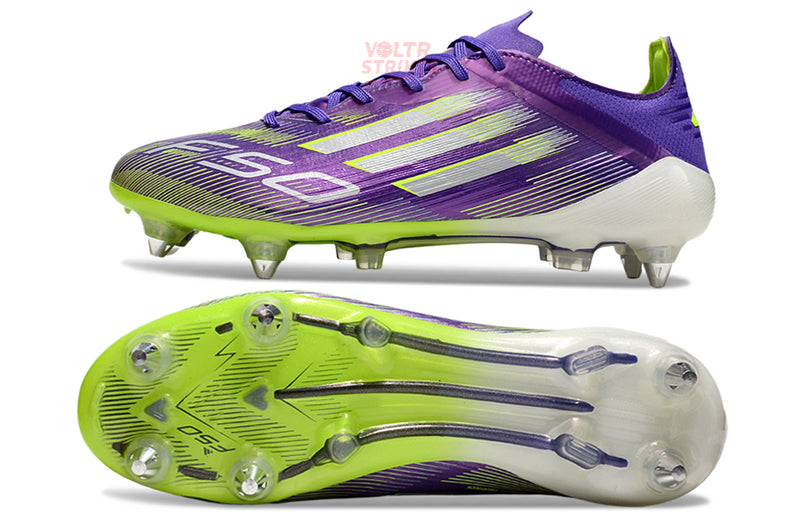 F50 Elite SG – Violet/Vert/Blanc
