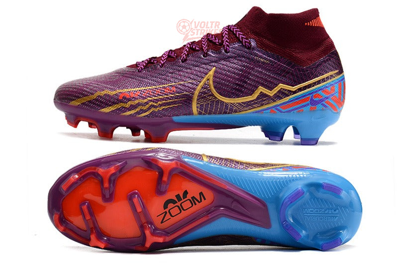 Superfly 9 Elite FG – Violet / Bordeaux / Or