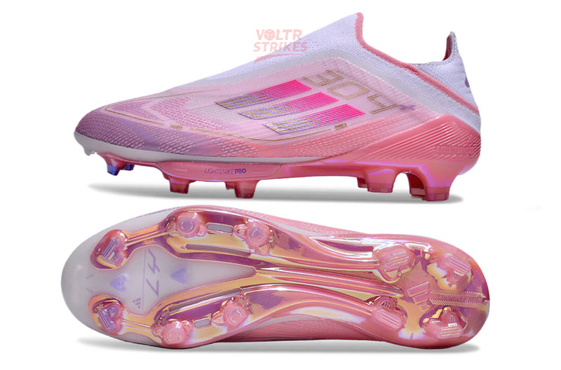 F50+ Laceless FG – Rose/Blanc L.Y 304