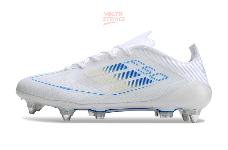 F50 Elite SG –  Polar Victory Blanc/Bleu Glacier