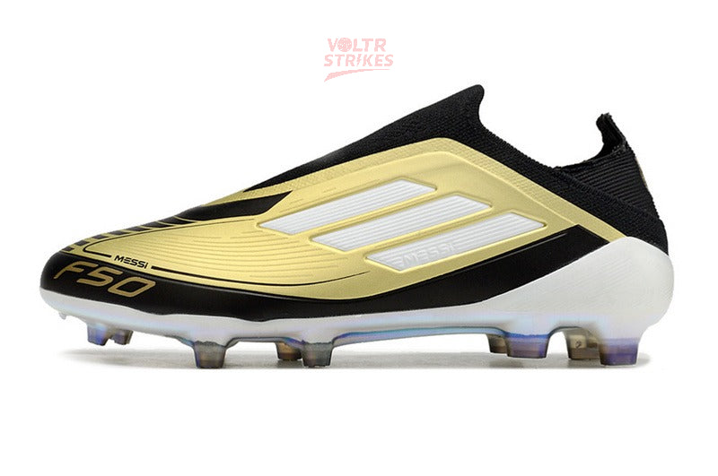 F50 Elite Laceless FG – Messi Or & Noir