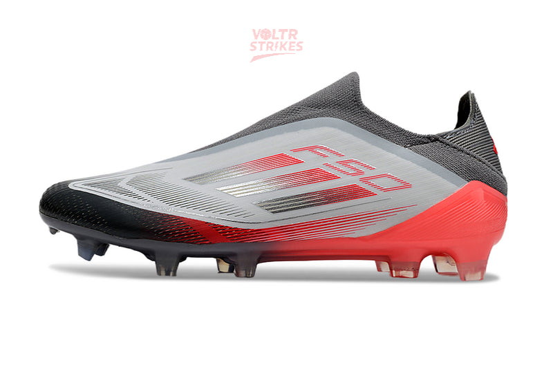 F50 Elite Laceless FG – Gris/Rouge Shadow Edition