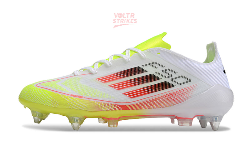 F50 Elite SG – Blanc/Jaune Fluo/Rouge