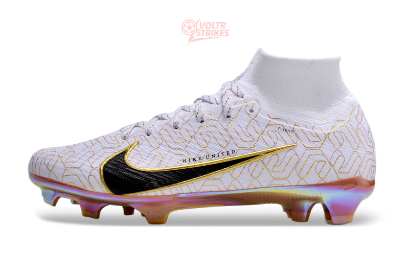 Superfly 9 Elite FG – Blanc / Or