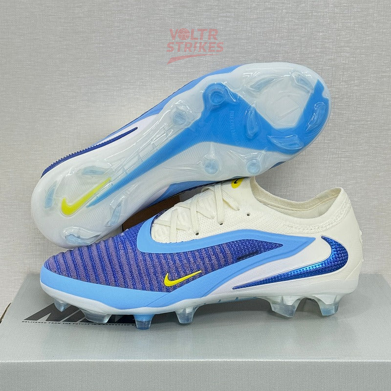 Phantom GX III Elite FG – Blanc & Bleu Royal