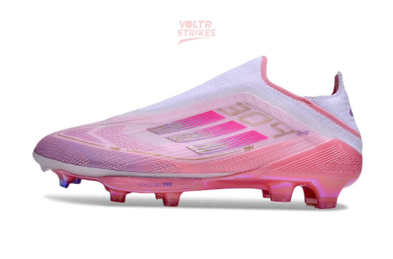 F50+ Laceless FG – Rose/Blanc L.Y 304